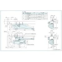 リョービ RYOBI ドアクローザー doorman ブラック S-101PV-DB 1台 253-9337（直送品）