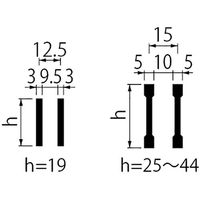 カネソウ スチール製グレーチング 細目滑り止め模様付 歩道U字溝用 QXHU-1825 1枚 337-7347（直送品）