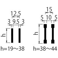 カネソウ スチール製グレーチング 細目プレーンタイプ 歩道U字溝用 クッション付 QSHU-P-2425 1枚 337-7355（直送品）