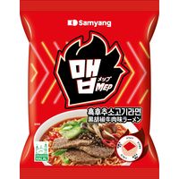 メップ黒胡椒牛肉味ラーメン袋  1セット（1個×12） 三養ジャパン