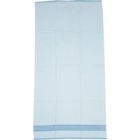 林 大判バスタオル リビングライン 10枚セット ブルー(青) LK602701 1セット(10枚入)（直送品）
