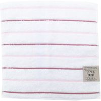 林 タオルハンカチ 日本製 制菌 ユイットレユール 15枚セット レッド(赤) PL200307 1セット(15枚入)（直送品）