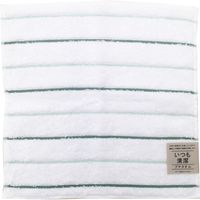 林 タオルハンカチ 日本製 制菌 ユイットレユール 15枚セット グリーン(緑) PL200304 1セット(15枚入)（直送品）