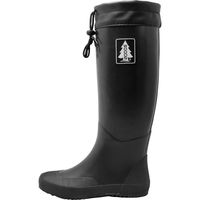 WOODS ユニセックス パッカブルレインブーツ wds010 BLACK 25.0cm　1足（直送品）