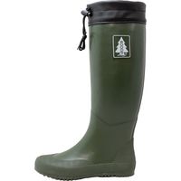 WOODS ユニセックス パッカブルレインブーツ wds010 KHAKI 24.0cm　1足（直送品）