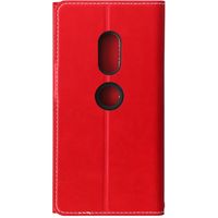 MSソリューションズ Xperia(TM) XZ2 薄型PUレザーフラップケース「PRIME」 レッド LP-XPXZ2LPRD 1個