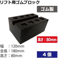 レックス リフト用ゴムブロック4個 RUB12188-4 1セット（直送品）
