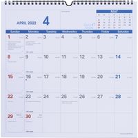 2022年度1月始まカレンダー クオバディス 壁掛けカレンダー　ウォールプランナー 壁掛けカレンダー ホワイト 1冊（直送品）