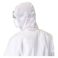 【防護服】 原田産業 防護服 FGプロ A09 2L JIS規格適合(タイプ5/6）ホワイト 30021-175 1着