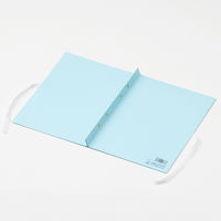 セキセイ のび~るファイル A4S 2穴 青 紐付き 最大収納枚数 1000枚 AE-50H-10 1冊