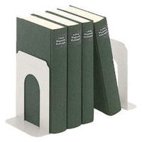 ライオン事務器 ブックエンド No.5 ライトグレー(LH) 22361 1組