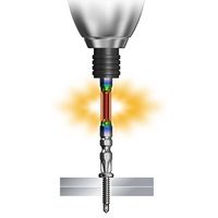 エスコ #2x 65mm 衝撃吸収ハイパービット(5本組) EA813AC-91 1セット(25本:5本×5パック)（直送品）