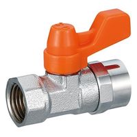 エスコ Rc3/8” ミニボールバルブ(メッキ付) EA425AG-63 1セット(10個)（直送品）