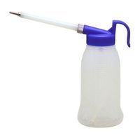 エスコ 180ml オイラー(横型・先端金属ノズル・PE製) EA990PK-11 1セット(15個)（直送品）