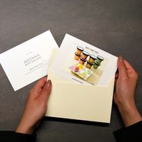 【手土産やお祝いの贈り物に】 フルーツ ティアラ アイス  ＜レッド＞ ギフトカード　スタンダード封筒（直送品）