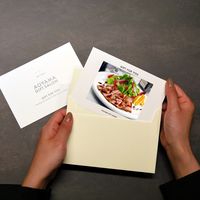 【手土産やお祝いの贈り物に】 ＯＰＥＲＡ０ ２ ９年熟成 バルサミコ酢とローストビーフ ギフトカード　スタンダード封筒（直送品）