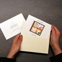 【手土産やお祝いの贈り物に】 ライスドール (女の子) 4個入 ギフトカード　スタンダード封筒（直送品）