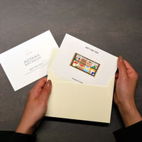 【手土産やお祝いの贈り物に】 ライスドール (男の子) 8個入 ギフトカード　スタンダード封筒（直送品）