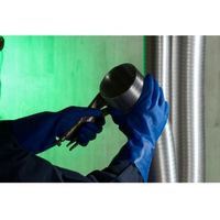 ショーワグローブ ゴム手袋ブルーフィット Lサイズ 181 1パック（直送品）