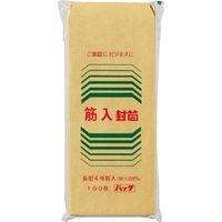 ツバメ工業 筋入封筒　長４　１００枚　1パック（直送品）