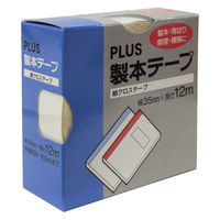 プラス 紙クロステープ AT-035JC 35mm×12m 白 1巻