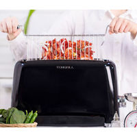 BLAUD 縦型ヘルシーオーブン調理器　テングリル　ブラック TGJ19-G10(B) 1台（直送品）