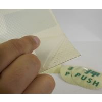 グリーンクロス 蓄光避難誘導標識ステッカー 非常口右矢印 1150411022 1枚