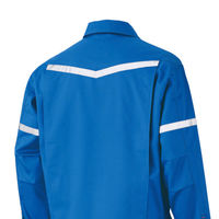 アリオカ 高視認防炎ジャンパー　M　ブルー MD6600R 1枚（直送品）