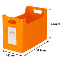 ナカバヤシ セラピーキッズカラー ファイルボックス A4ワイド オレンジ フボ-TCW4KO