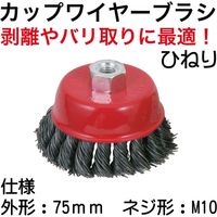 ヒシヒラ カップワイヤーブラシひねり SCW-H 1個（直送品）