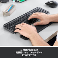 ロジクール キーボード 無線(ワイヤレス) KX800B 静音 Bluetooth対応 バックライト搭載 3台デバイス切替機能搭載 パンタグラフ 1個