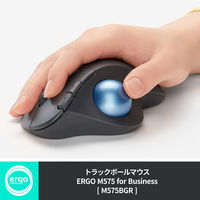 無線マウス トラックボール M575BGR ワイヤレスフォービジネス Bluetooth接続可能 1個 ロジクール