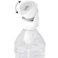 トップランド ペットボトル加湿器 ムーブ SH-MV50 WT 角度調節可能 USB電源 有線リモコン 加湿量50ml/h ホワイト