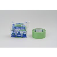 オカモト PEクロス養生用 No.412 ライトグリーン 50mm×25m巻 412 10巻