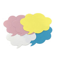 hanaoka ダイカットペーパー Mサイズ 吹き出しクラウド 5枚入 4101288