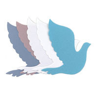 hanaoka ダイカットペーパー Mサイズ はと 5枚入×5セット 4101270