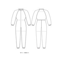 ガードナー ブルー クリーンスーツ(男女兼用) CJ1555-2-4L 1枚