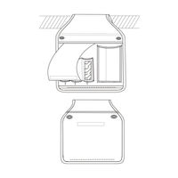 ガードナー ネイビー クリーン工具入れ 28(H)×23(W)cm G7114-6-F 1枚