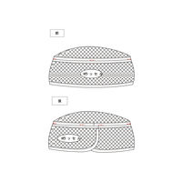 ガードナー ホワイト 頭部保護ネット G7434-1-F 1セット(1枚×2)