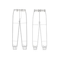 ガードナー ホワイト ストレッチポプリン パンツ SP562-1-3L 1枚