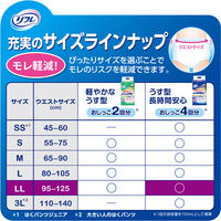 リフレ はくパンツうす型長時間安心お得用パック LLサイズ 1パック（24枚入） リブドゥ 大人用紙おむつ うす型パンツ