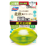 液体ブルーレット おくだけ除菌EX トイレタンク芳香洗浄剤 つけ替え用 北欧 レモンリーフの香り 67ml 1セット（1個×3）小林製薬