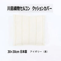 川島織物セルコン リネントーションアルテ クッションカバー LL1071 300×300mm アイボリー 1枚（直送品）