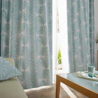 スミノエ デザインライフ セミオーダー カーテン カサネ 3000×1650mm ライトブルー 1セット(2枚入)（直送品）