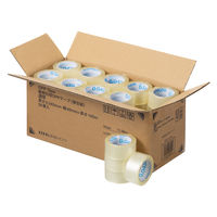 現場のチカラ 軽梱包用OPPテープ 無包装 0.042mm厚 幅48mm×長さ100m アスクル 1セット（300巻入）  オリジナル