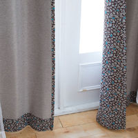 スミノエ デザインライフ セミオーダー カーテン シフレ 2400×2100mm ベージュ 1セット(2枚入)（直送品）