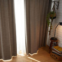 スミノエ デザインライフ セミオーダー カーテン モクターン 2700×2150mm ブラウン 1セット(2枚入)（直送品）