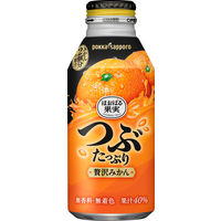 ポッカサッポロ つぶつぶたっぷり贅沢みかん 400ml 1箱（24缶入）