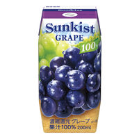 森永乳業 サンキスト グレープ 200ml 1箱（24本入）