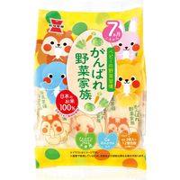 岩塚製菓 がんばれ野菜家族 2枚×12袋入 6個 赤ちゃん おやつ ベビー菓子 ベビースナック ソフトせんべい 7ヶ月頃から